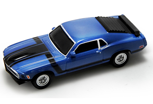 USBフラッシュメモリーFord Mustang 1970 Blue