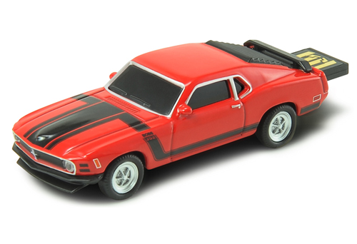 USBフラッシュメモリーFord Mustang 1970 Red
